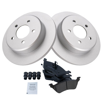 TRQ® - Rear Disc Brake Kit with Ceramic Pads
