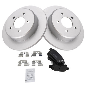 TRQ® - Rear Disc Brake Kit with Ceramic Pads