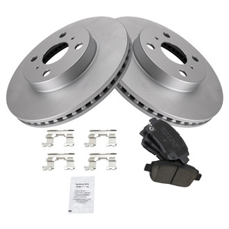 TRQ® - Front Disc Brake Kit with Ceramic Pads
