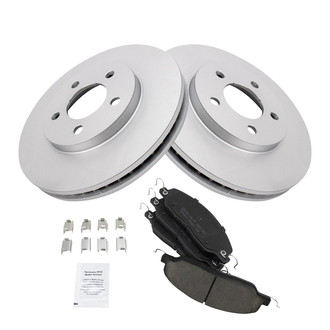 TRQ® - Front Disc Brake Kit with Ceramic Pads