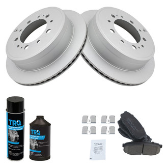 TRQ® - Rear Disc Brake Kit with Ceramic Pads