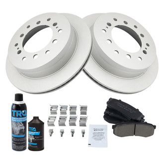 TRQ® - Rear Disc Brake Kit with Ceramic Pads