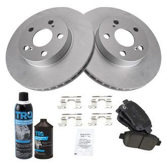 TRQ® - Front Disc Brake Kit with Ceramic Pads