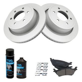 TRQ® - Rear Disc Brake Kit with Ceramic Pads