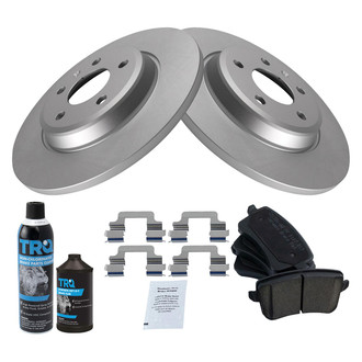 TRQ® - Rear Disc Brake Kit with Ceramic Pads