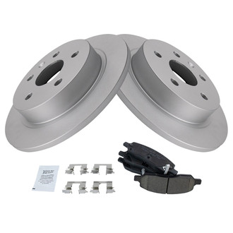 TRQ® - Rear Disc Brake Kit with Ceramic Pads