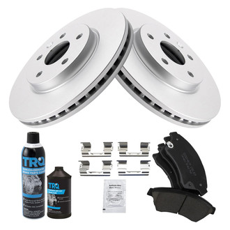TRQ® - Front Disc Brake Kit with Ceramic Pads