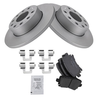 TRQ® - Rear Disc Brake Kit with Ceramic Pads