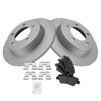 TRQ® - Rear Disc Brake Kit with Ceramic Pads
