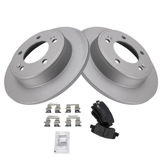 TRQ® - Rear Disc Brake Kit with Ceramic Pads