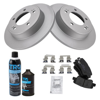 TRQ® - Rear Disc Brake Kit with Ceramic Pads