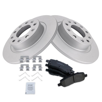 TRQ® - Rear Disc Brake Kit with Ceramic Pads