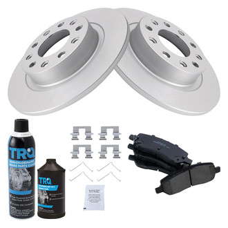 TRQ® - Rear Disc Brake Kit with Ceramic Pads