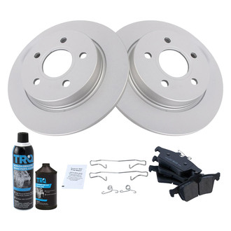 TRQ® - Rear Disc Brake Kit with Ceramic Pads