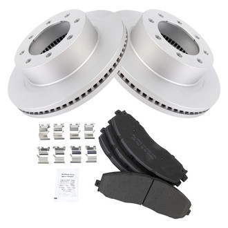 TRQ® - Disc Brake Kit with Semi-Metallic Pads