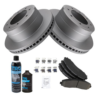 TRQ® - Rear Disc Brake Kit with Ceramic Pads