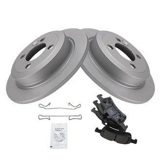 TRQ® - Rear Disc Brake Kit with Ceramic Pads