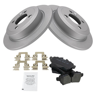 TRQ® - Rear Disc Brake Kit with Ceramic Pads