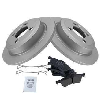 TRQ® - Rear Disc Brake Kit with Semi-Metallic Pads