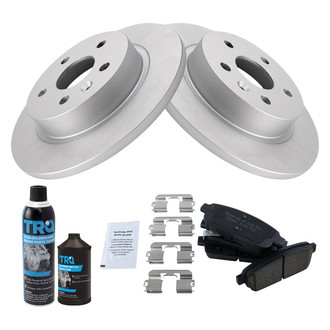 TRQ® - Rear Disc Brake Kit with Ceramic Pads