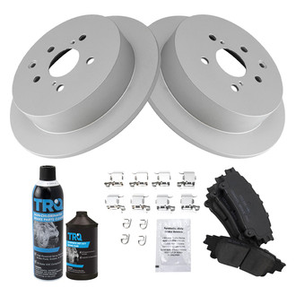 TRQ® - Rear Disc Brake Kit with Ceramic Pads