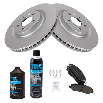 TRQ® - Front Disc Brake Kit with Ceramic Pads