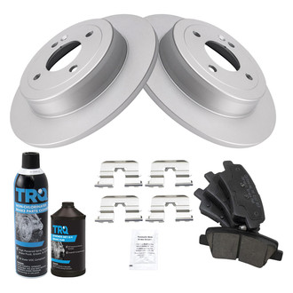 TRQ® - Rear Disc Brake Kit with Ceramic Pads