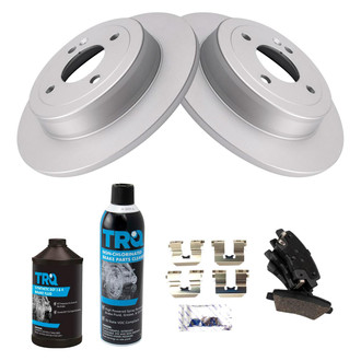 TRQ® - Rear Disc Brake Kit with Ceramic Pads