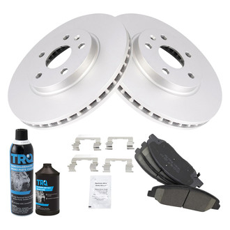 TRQ® - Front Disc Brake Kit with Ceramic Pads
