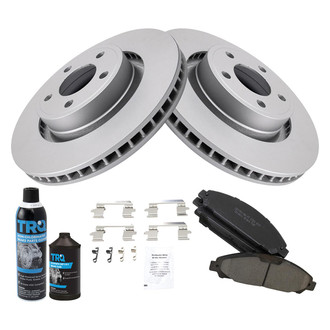 TRQ® - Front Disc Brake Kit with Ceramic Pads