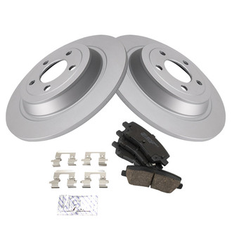 TRQ® - Rear Disc Brake Kit with Ceramic Pads