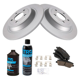 TRQ® - Rear Disc Brake Kit with Ceramic Pads