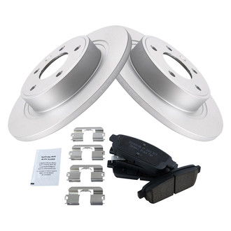 TRQ® - Rear Disc Brake Kit with Ceramic Pads