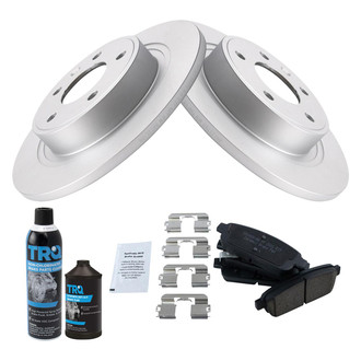 TRQ® - Rear Disc Brake Kit with Ceramic Pads
