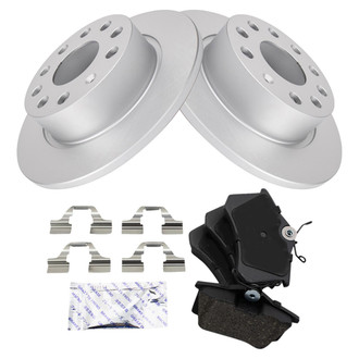 TRQ® - Rear Disc Brake Kit with Ceramic Pads