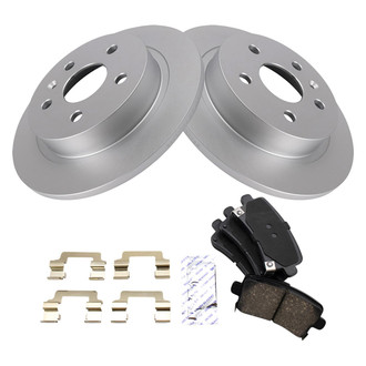 TRQ® - Rear Disc Brake Kit with Ceramic Pads