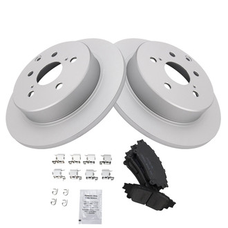 TRQ® - Rear Disc Brake Kit with Ceramic Pads
