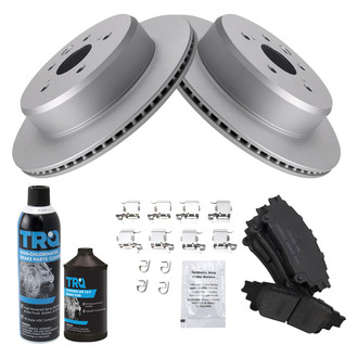 TRQ® - Rear Disc Brake Kit with Ceramic Pads