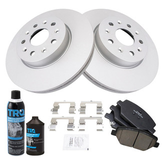 TRQ® - Front Disc Brake Kit with Ceramic Pads