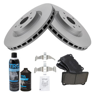 TRQ® - Front Disc Brake Kit with Ceramic Pads