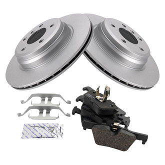 TRQ® - Rear Disc Brake Kit with Ceramic Pads