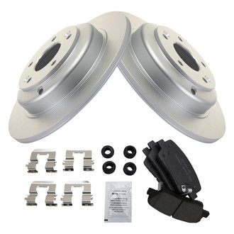 TRQ® - Rear Disc Brake Kit with Ceramic Pads