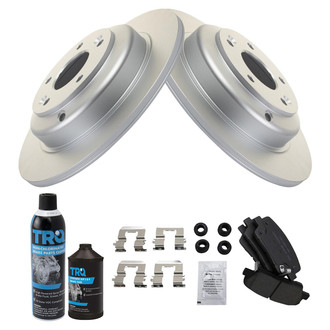 TRQ® - Rear Disc Brake Kit with Ceramic Pads