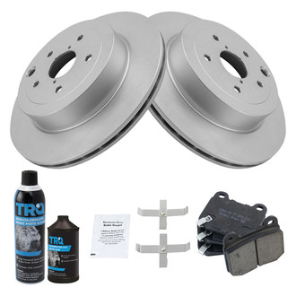 TRQ® - Rear Disc Brake Kit with Ceramic Pads