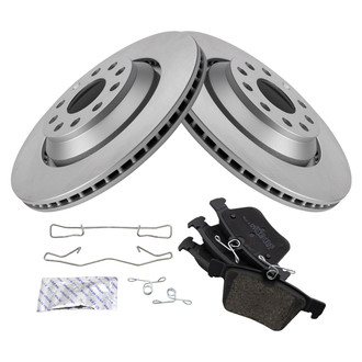 TRQ® - Rear Disc Brake Kit with Ceramic Pads