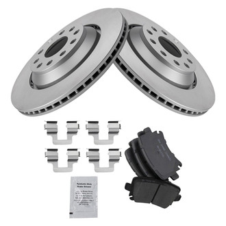 TRQ® - Rear Disc Brake Kit with Ceramic Pads