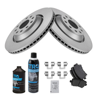 TRQ® - Rear Disc Brake Kit with Ceramic Pads