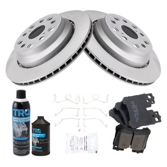 TRQ® - Rear Disc Brake Kit with Ceramic Pads