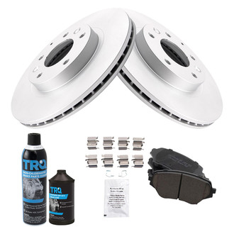 TRQ® - Front Disc Brake Kit with Ceramic Pads
