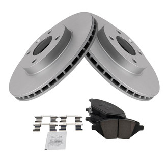 TRQ® - Front Disc Brake Kit with Ceramic Pads